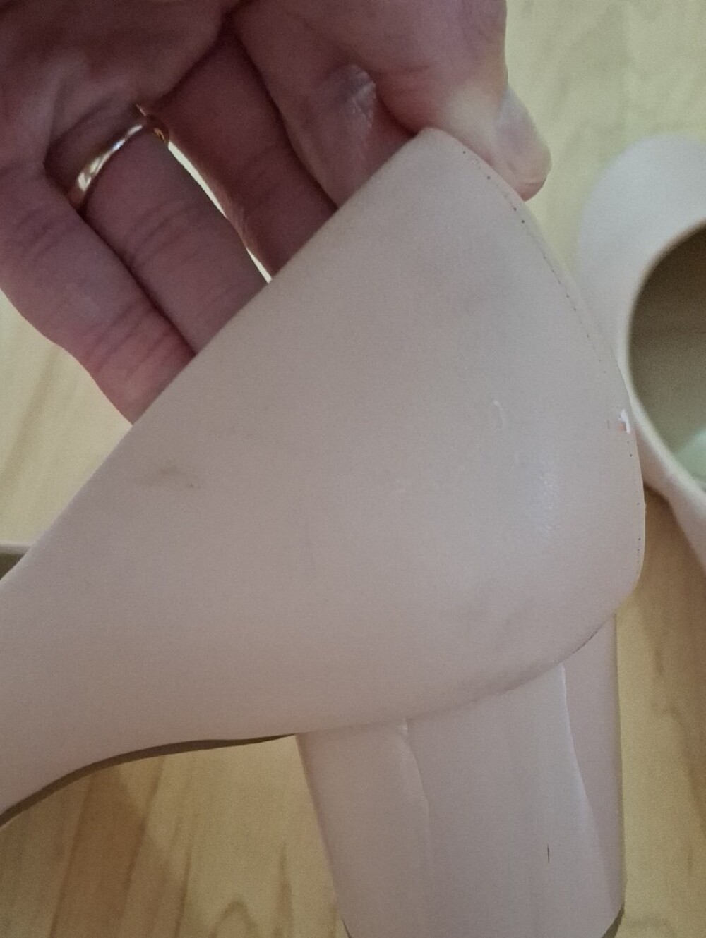 Matt & Nat Women's Blush Pink Pumps With Cylinder Block Heel Sz 9 - Picture 6 of 12